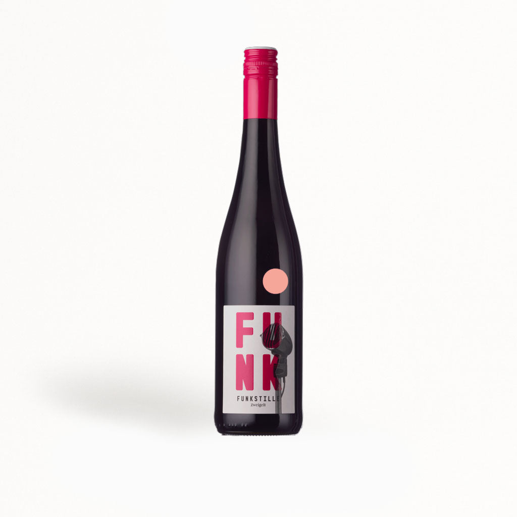 Funkstille Zweigelt red wine bottle - Austrian red wine - Niederösterreich