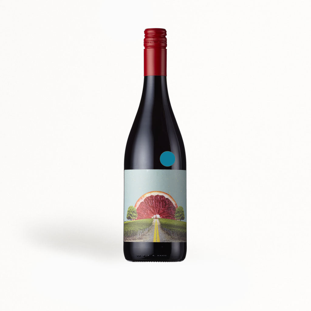 Solara Organic Red Merlot wine bottle - red wine - organic natural Romanian Merlot - Solara